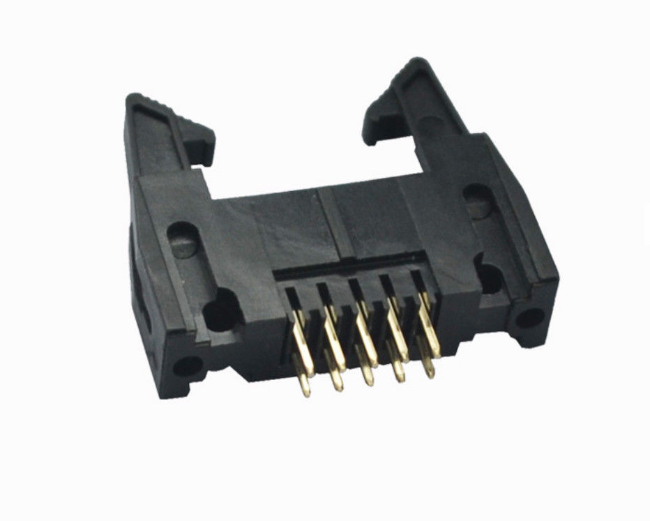 L'or a plaqué le panneau de carte PCB pour câbler le connecteur de mâle de l'IMMERSION IDC de l'éjecteur 2.0mm de connecteurs