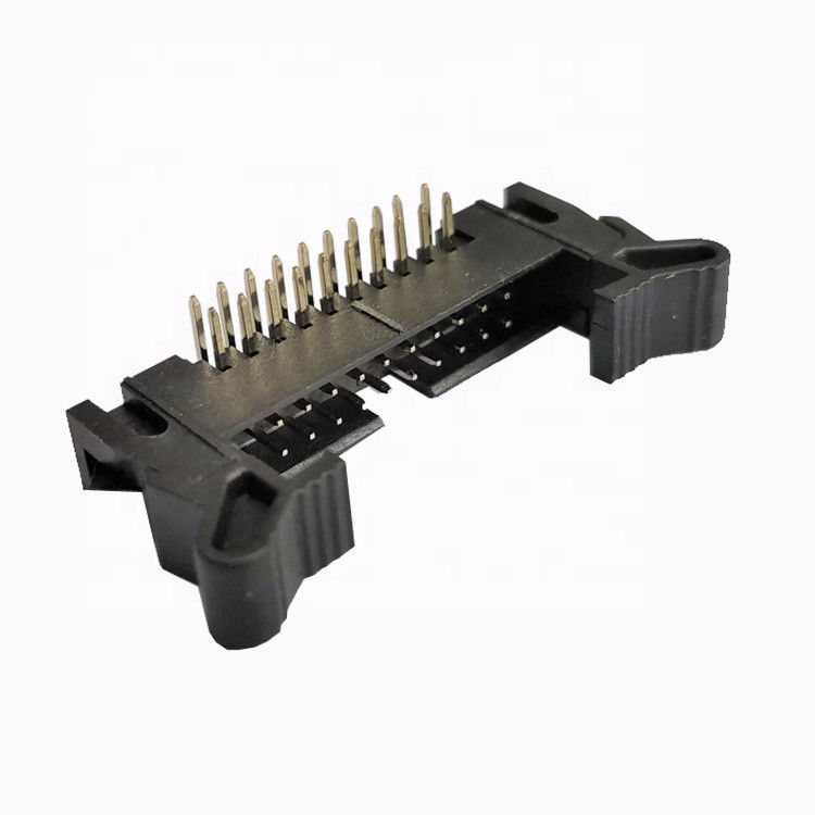 Double lancement enveloppé 32p du connecteur 2.0mm de ÉÉpinglergler entête Right Angle entête de rangée d'éjecteur
