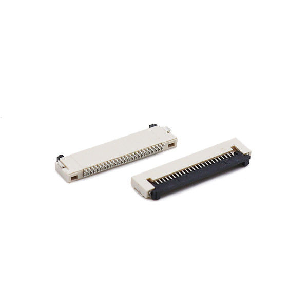 Contact de bas de taille du connecteur 0.5mm de LCP UL94V-0 1.5mm ZIF SMT FFC FPC