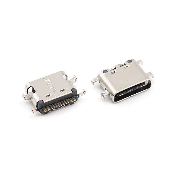 Taper simple femelle de bâti de chargeur de 16 bornes SMT mi de connecteurs de C 3.1mm