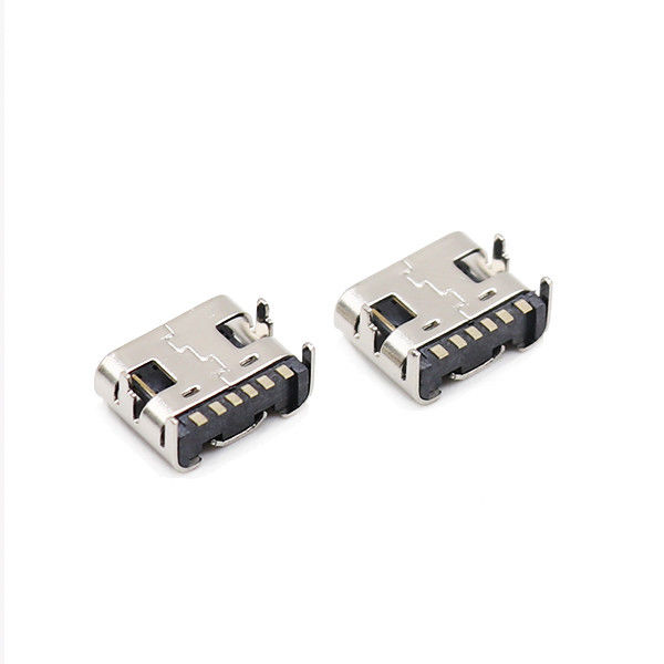 Taper micro ÉÉpinglergler SMD 3.1mm SMT femelle d'USB des connecteurs 6 de C