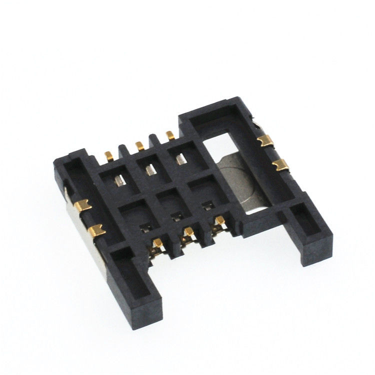 Taper connecteur d'insertion de carte de Sim Carte Prise Connecteur 6 ÉÉpinglergler Height 2.9mm