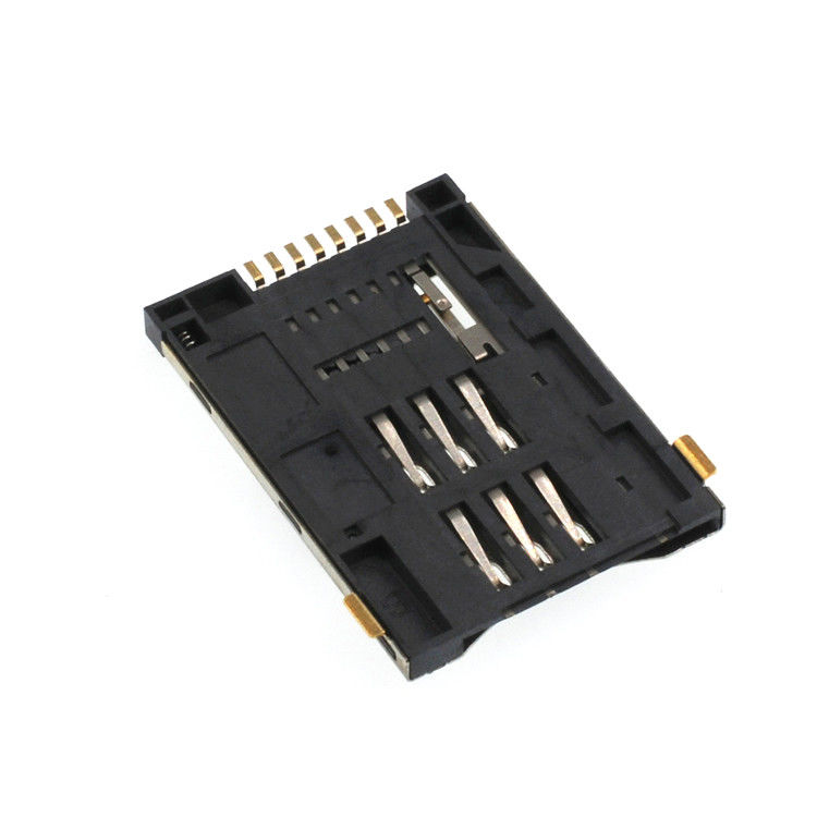 taille Sim Carte Connecteur Prises micro 8 ÉÉpinglergler Pousser Élargi Taper de 2.2mm