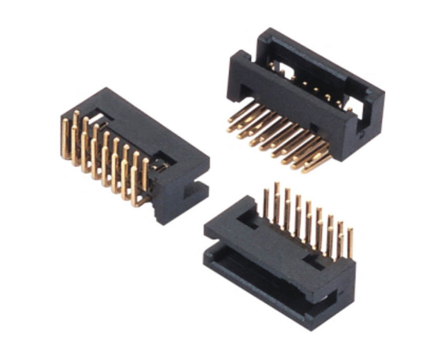 fil du degré PA6T du connecteur 90 d'en-tête de boîte de 2.0mm au connecteur de carte PCB