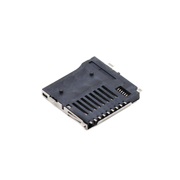Éclair micro 9 ÉÉpinglergler FeMâle Taper de la poussée T de poussée de prise de connecteurs de carte de mémoire d'écart-Taper de LCP