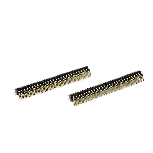 90 immersion ÉÉpinglergler entête Connecteurs Double Row ROHS de carte PCB de lancement du degré 1.27mm