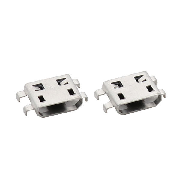 Le mi connecteur 0.8mm d'USB de bâti de la prise 5P femelle micro quatre pieds plongent le Taper de descente