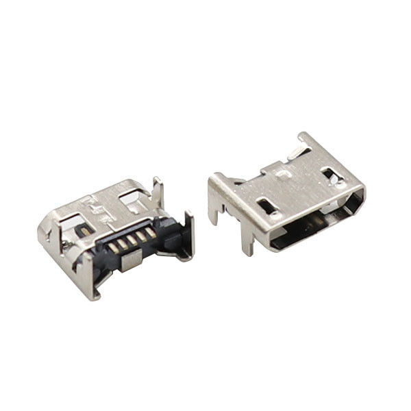 Connecteurs micro 5 ÉÉpinglergler FeMâle Prise Legs Inserting Seat Jack Plate d'UL94V-0 USB