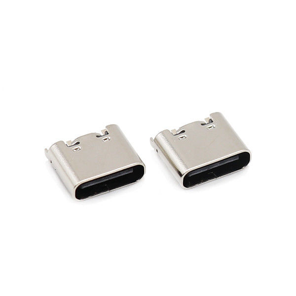Taper femelle borne d'USB des connecteurs 6 de C 180 logement de l'immersion 3.1mm de degré UL94V-0