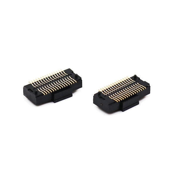 panneau de carte PCB de lancement de la rangée 0.5mm du double 70P pour embarquer le Taper femelle de SMT de connecteur d'en-tête