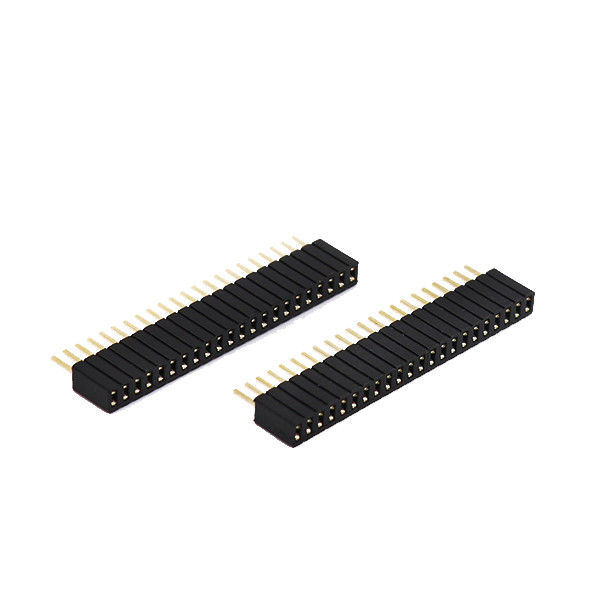 Carte PCB 1,27 millimètres de rangée simple femelle d'en-tête de Taper droit d'IMMERSION