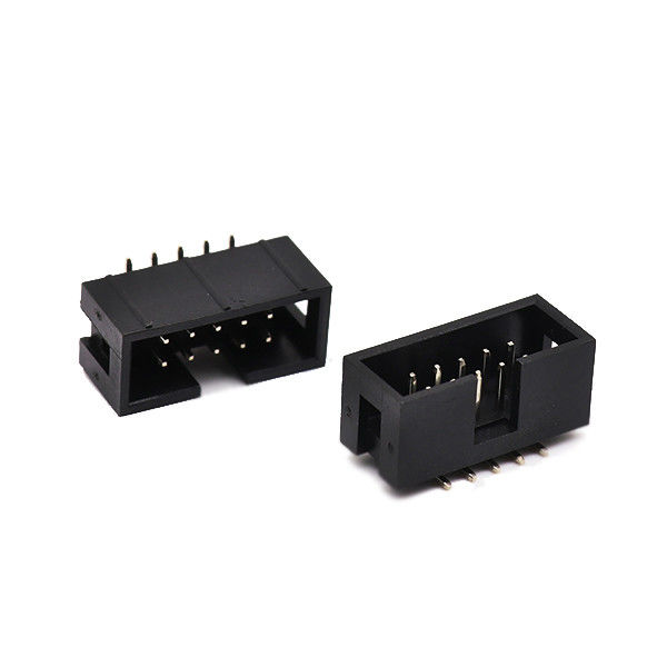 90 bâti extérieur ÉÉpinglergler entête de SMT de boîte de degré d'en-tête rangée femelle du connecteur 2.54mm de double