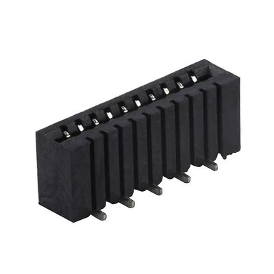 Type barre verticale de connecteur de FPC de SMT de contact réversible de lancement noir de 1.0mm à la barre