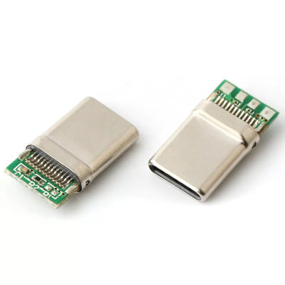 Connecteur USB étanche à angle droit femelle 6 broches, type-c étanche