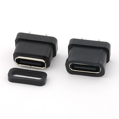 Connecteur féminin de type C USB à 24 broches Type vertical IPX8 étanche