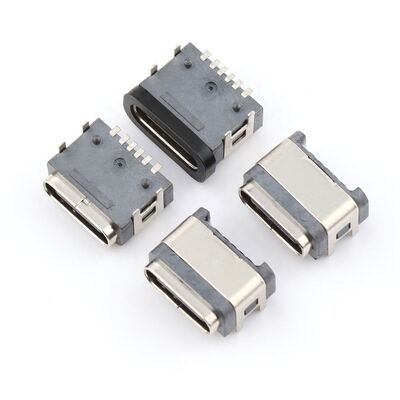 Connecteur USB étanche à angle droit femelle 6 broches, type-c étanche