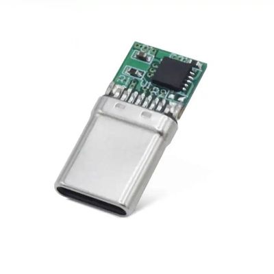 Coupe de cuivre plaquée en or Type C Connecteur mâle 100W Pour SAMSUNG MAC Book 9V/12V/20V PD Decoy